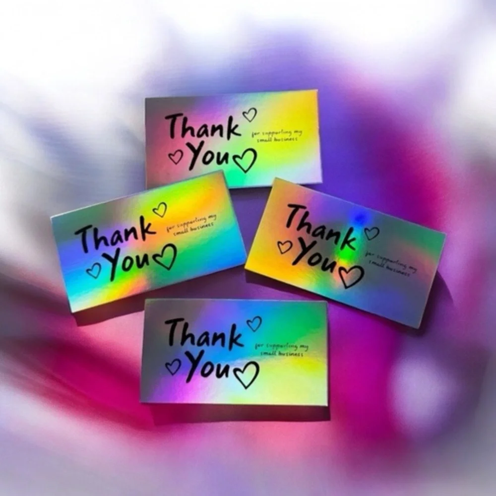 20 Thank You For Supporting My Small Business (Holographic)